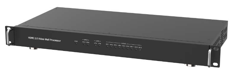 2x9 HDMI Switch with Video Wall Processor, 4K/60Hz