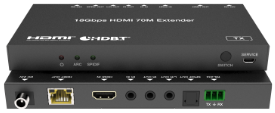 AC05.8070 HDMI Extender, HDBaseT, 4K/60Hz, HDMI 2.0, HDCP 2.2, PoC, ARC, 70m
