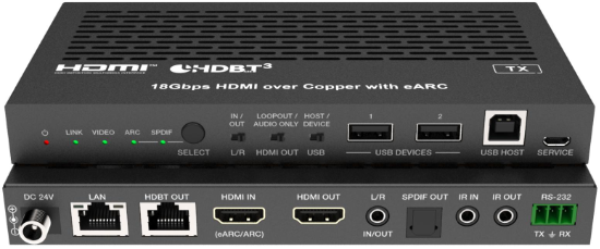 HDMI Extender over CAT6A/7, HDBaseT 3.0, 4K, 100m