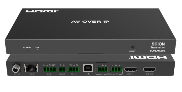 AV over IP Matrix, 4K/60Hz 4:4:4, Multi-View