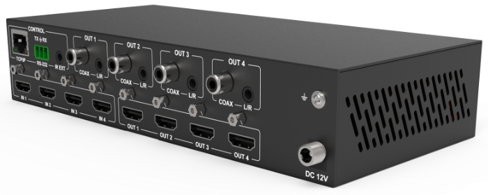 4x4 HDMI Matrix Switch,18G 4K/60Hz, HDR10