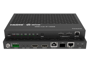 AV over IP, SDVoE, 4K/60Hz 4:4:4, Zero Latency with RS232 and IP Control