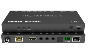 HDMI HDBaseT Extender over CAT5e/6, 4K/60Hz, HDMI 2.0b, HDCP 2.2, ARC