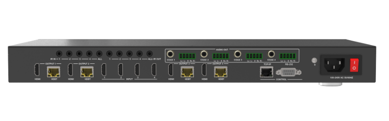 4x4 HDMI HDBaseT Matrix Switch, 150m