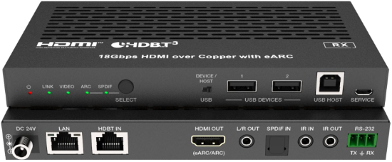 HDMI Extender over CAT6A/7, HDBaseT 3.0, 4K, 100m