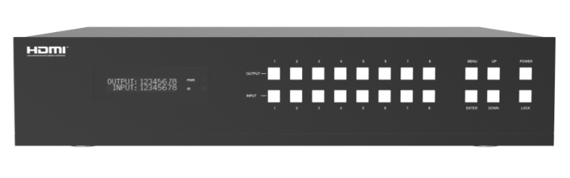 8x8 HDMI HDBaseT Matrix Switch,150m