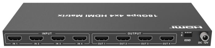 4x4 HDMI Matrix Switch,18G 4K/60Hz, HDR10