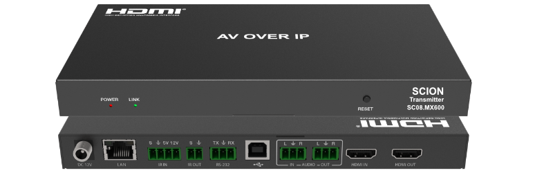 AV over IP Matrix, 4K/60Hz 4:4:4, Multi-View