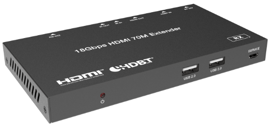 HDMI Extender over CAT5e/6, HDBaseT, 4K, 70m