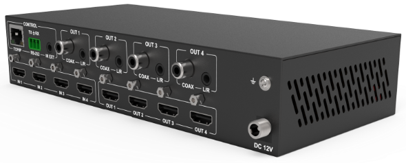 4x4 HDMI Matrix Switch,18G 4K/60Hz, HDR10