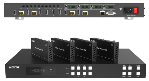 4x4 HDMI HDBaseT Matrix Switch, 150m